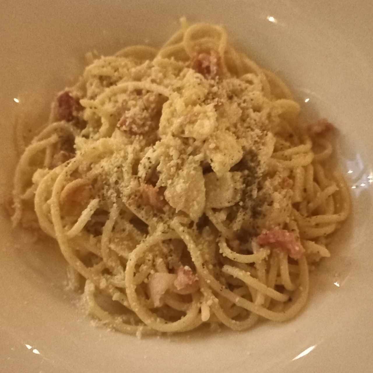 Pollo a la Carbonara y Bacon