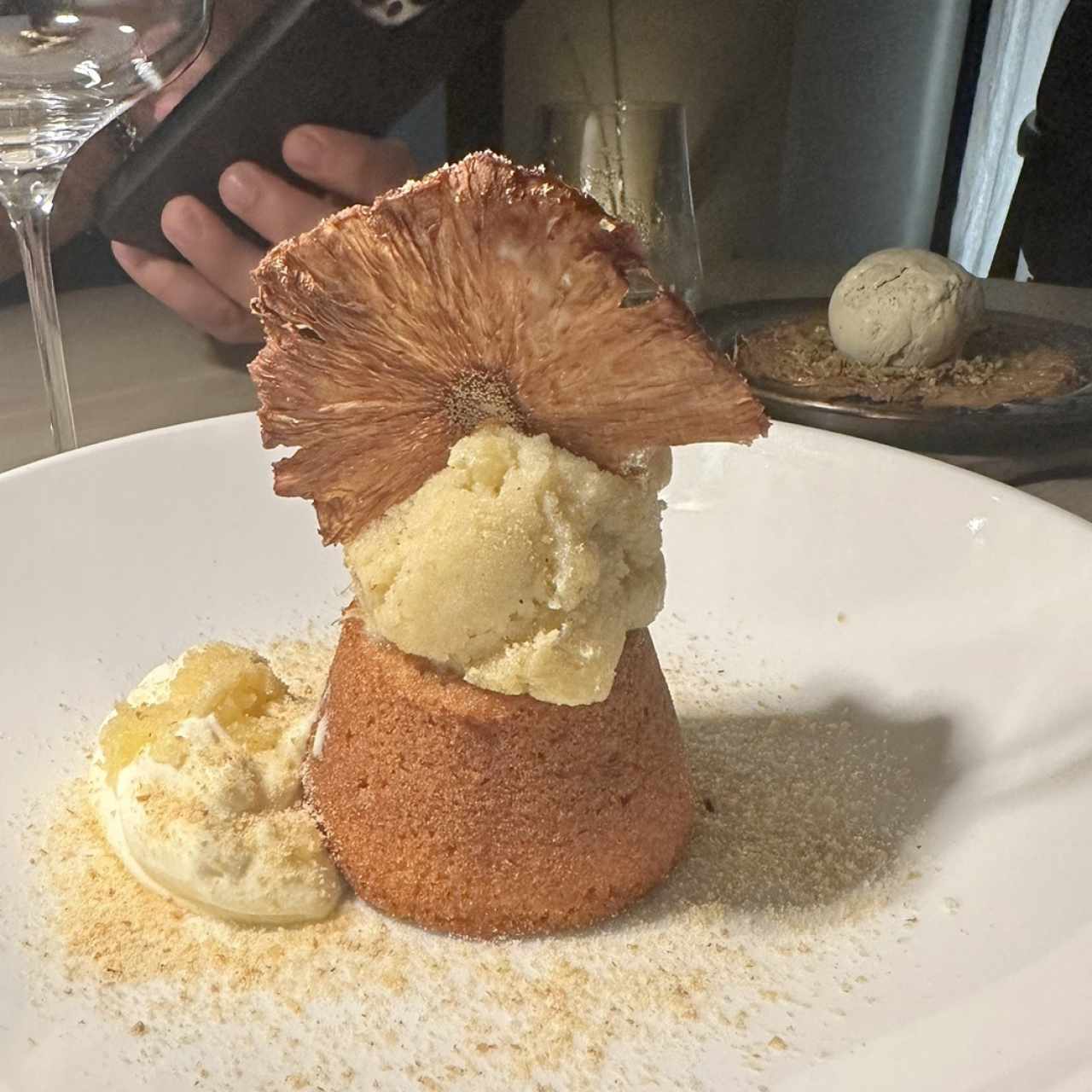 Postre de piña 