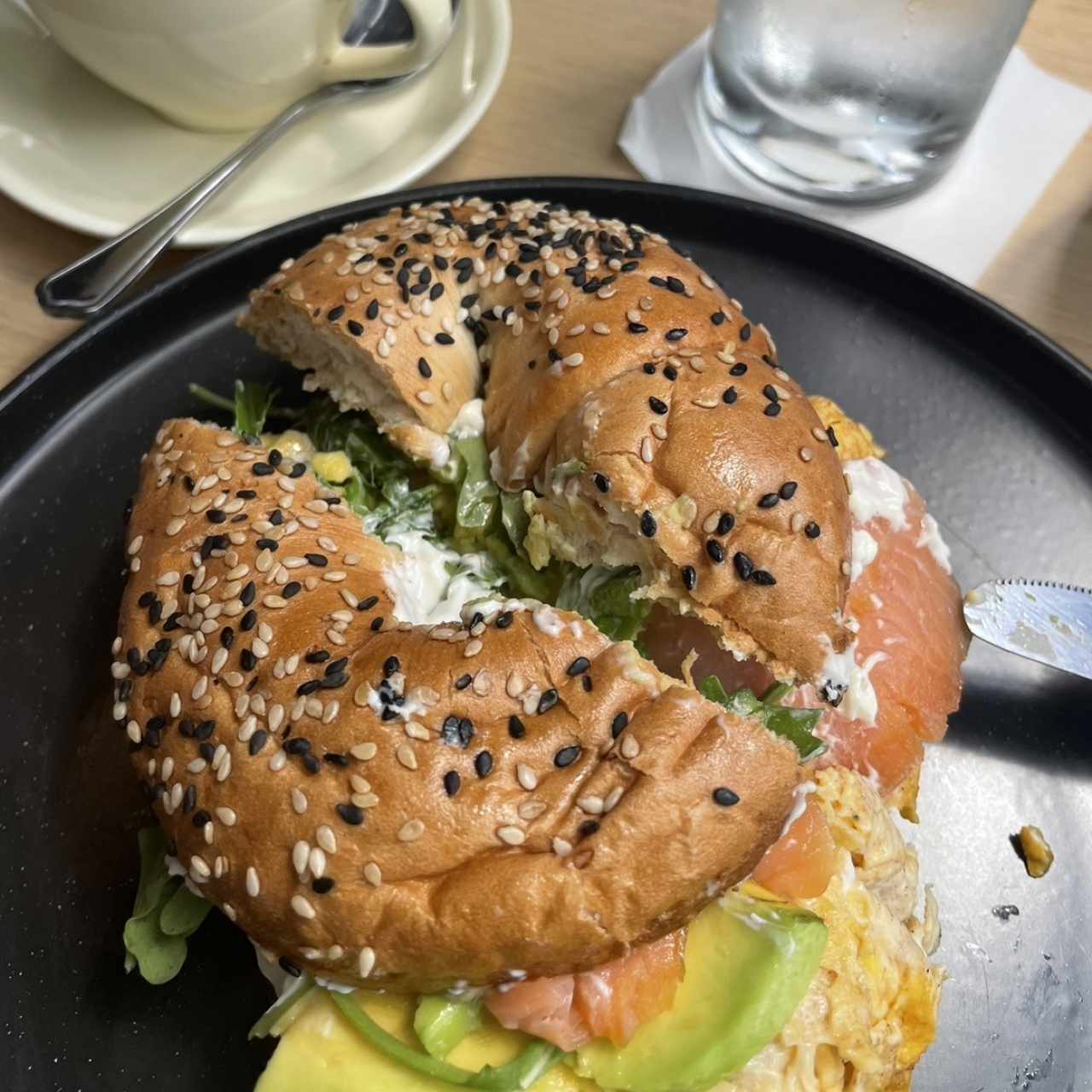 BRUNCH MENU - Smoked Salmon Bagel