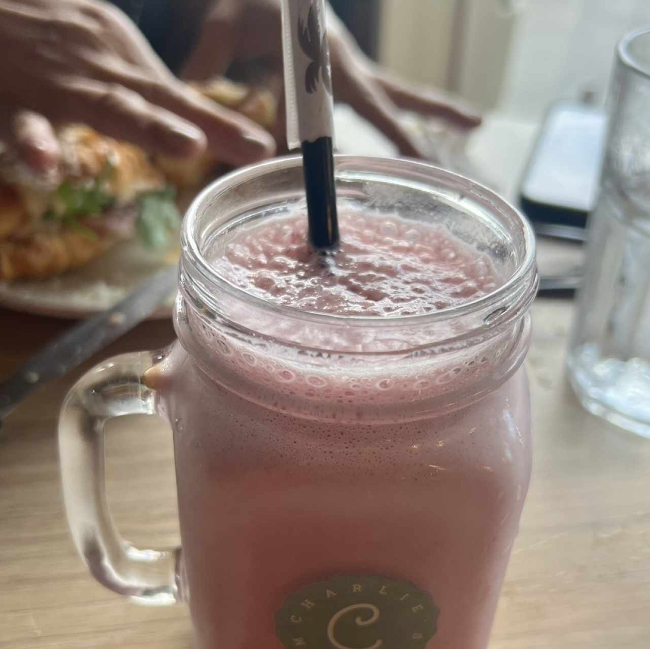 Batido de fresas 