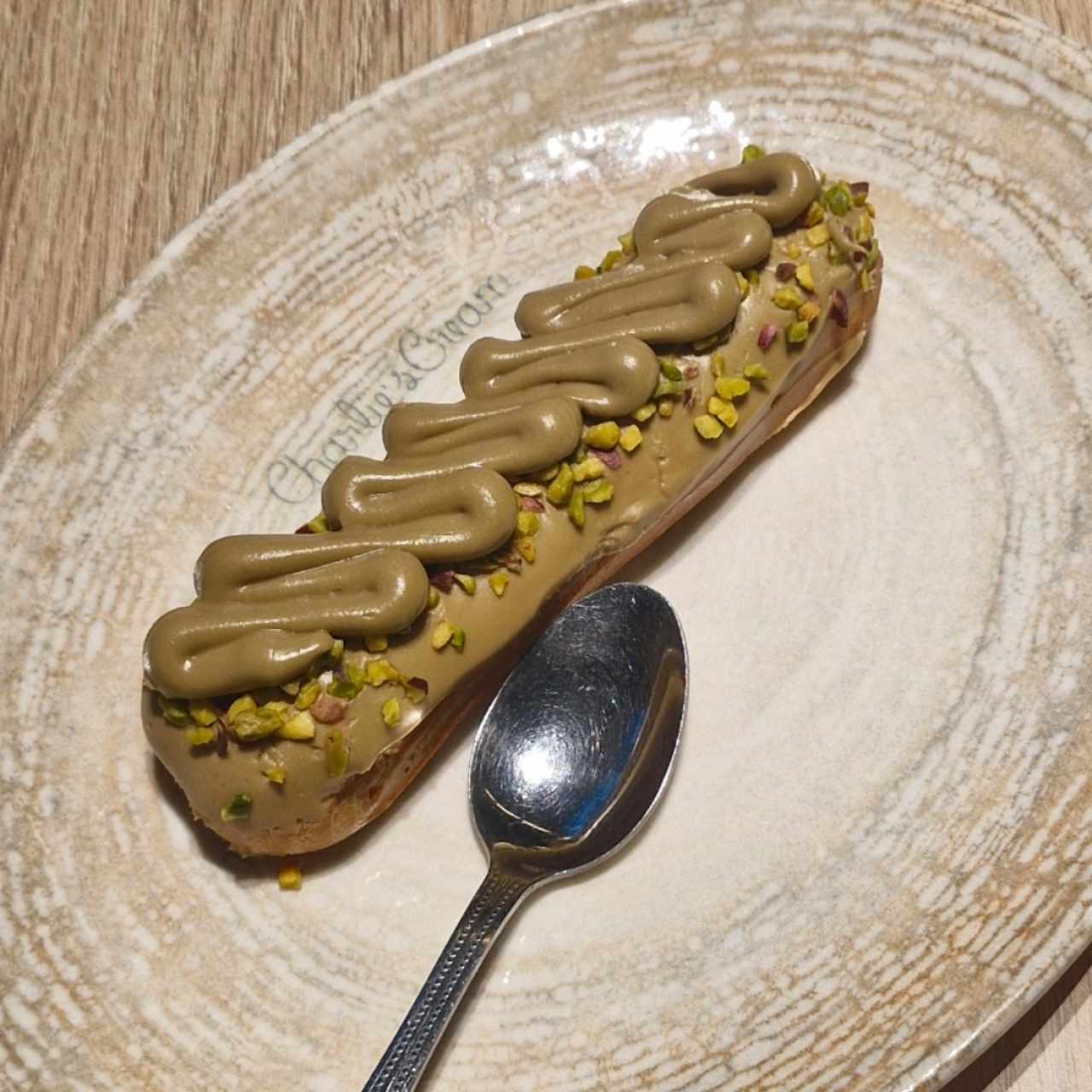 eclair de pistacho 