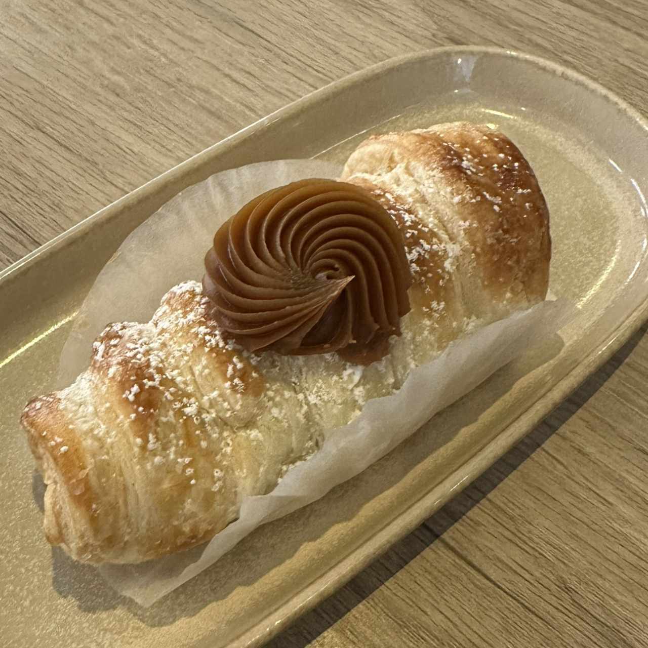 Canelón de dulce de leche