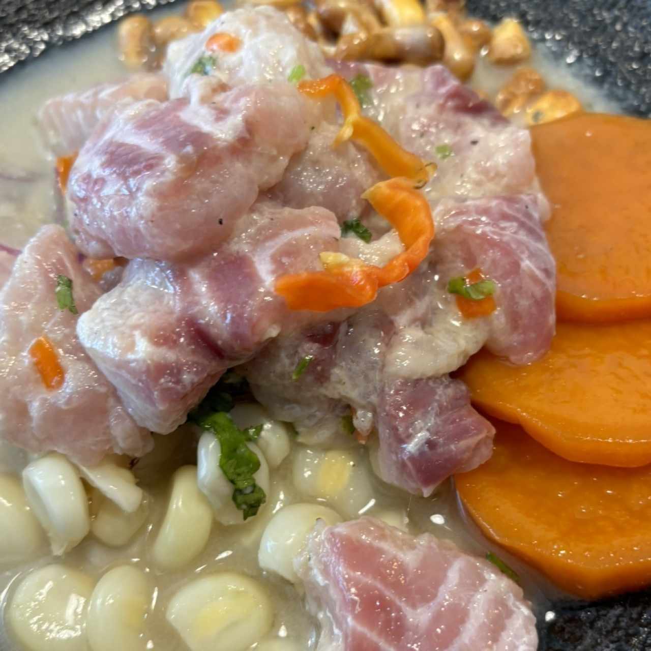 Ceviche de corvina