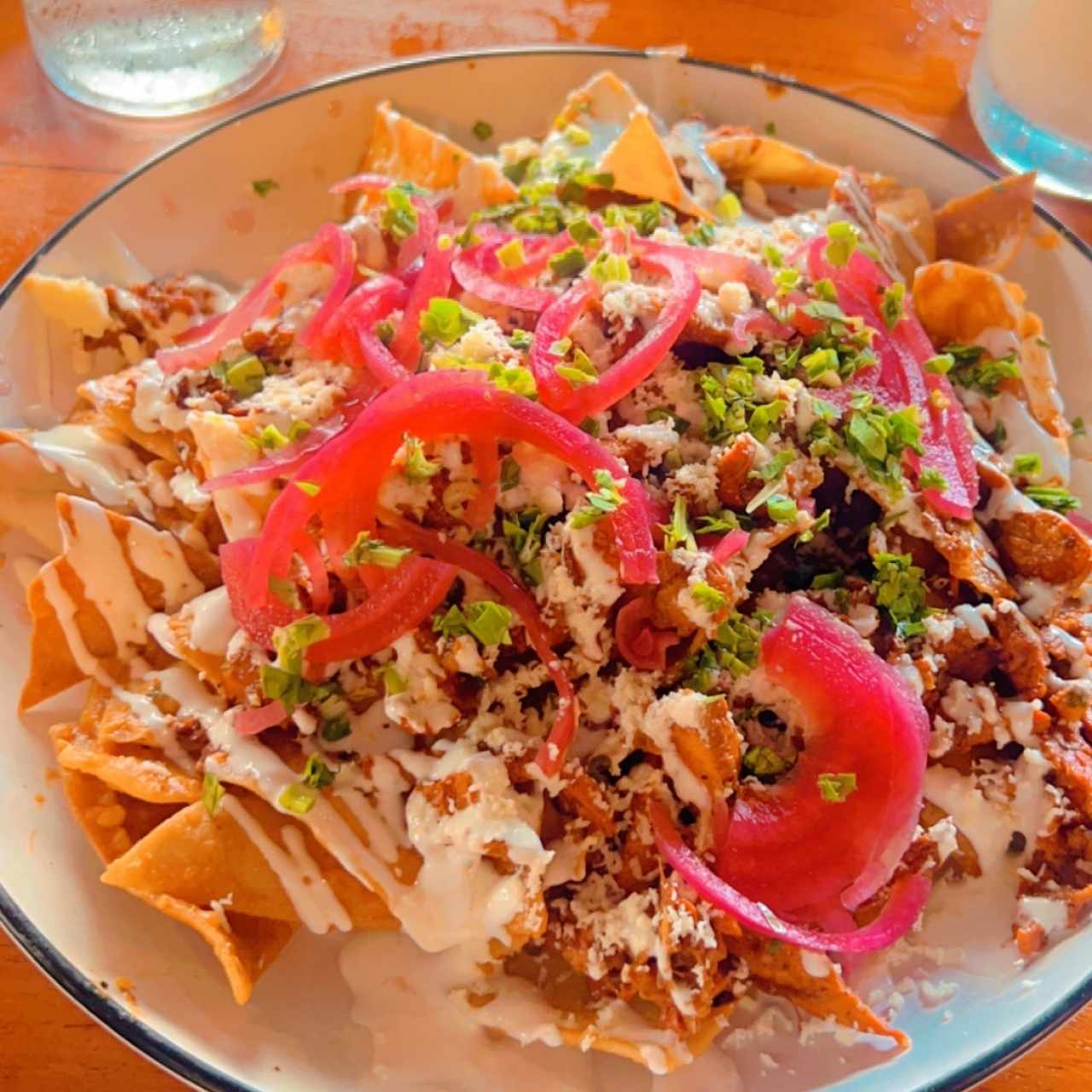 Chilaquiles en salsa roja