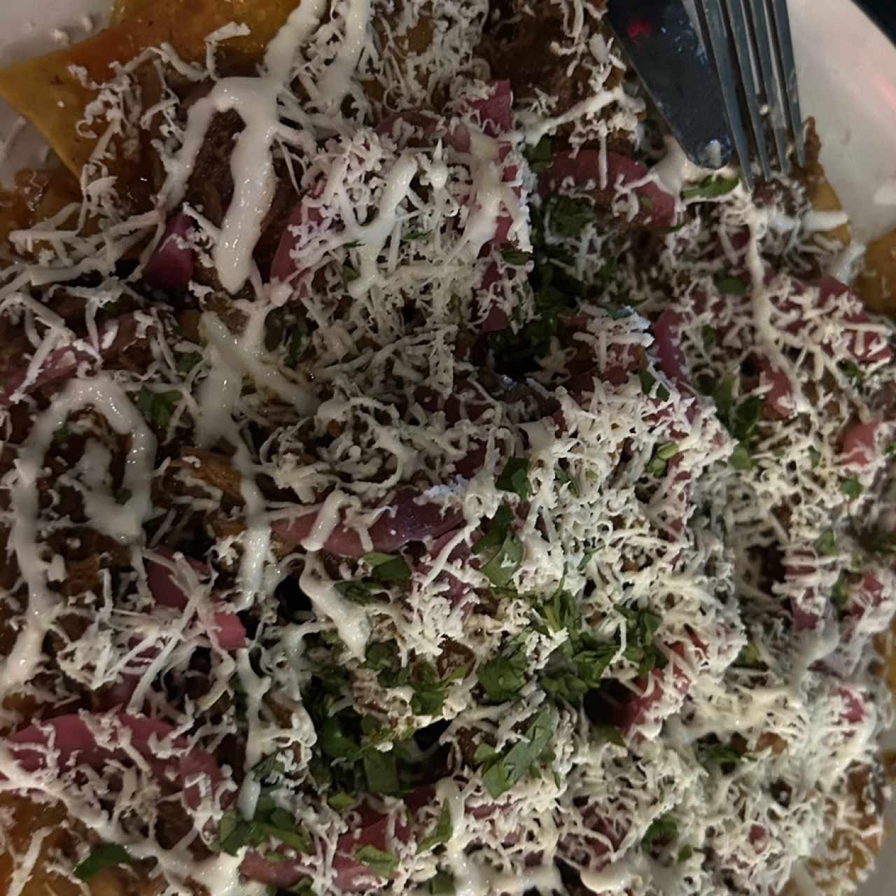 Chilaquiles en salsa roja