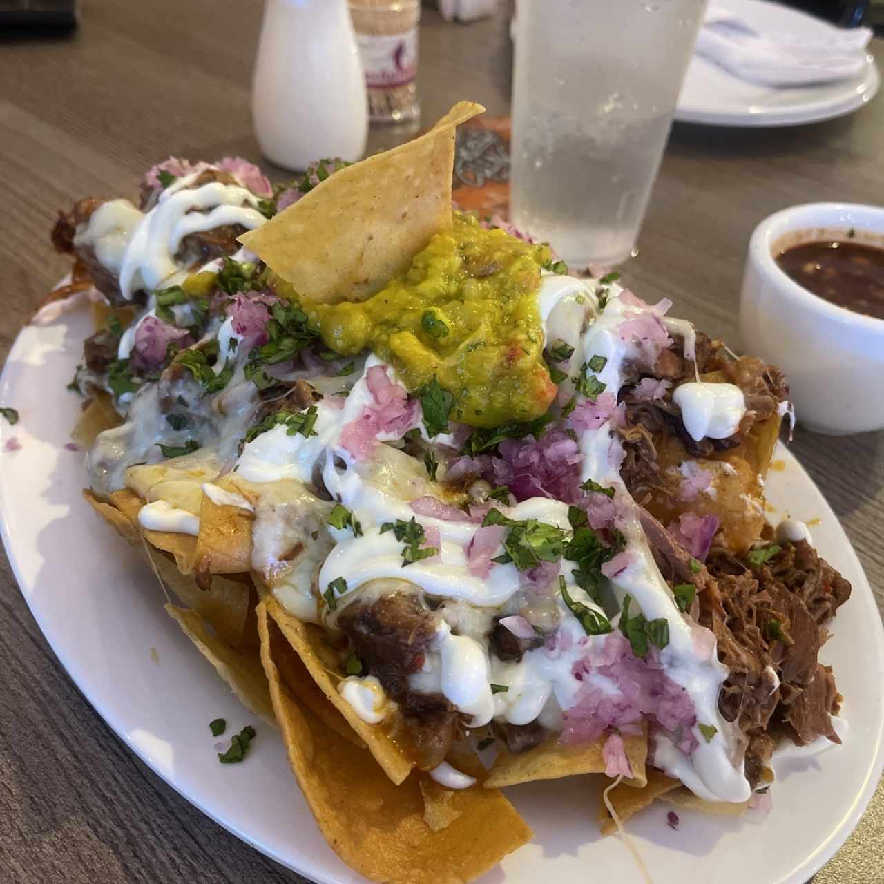 nachos de birria