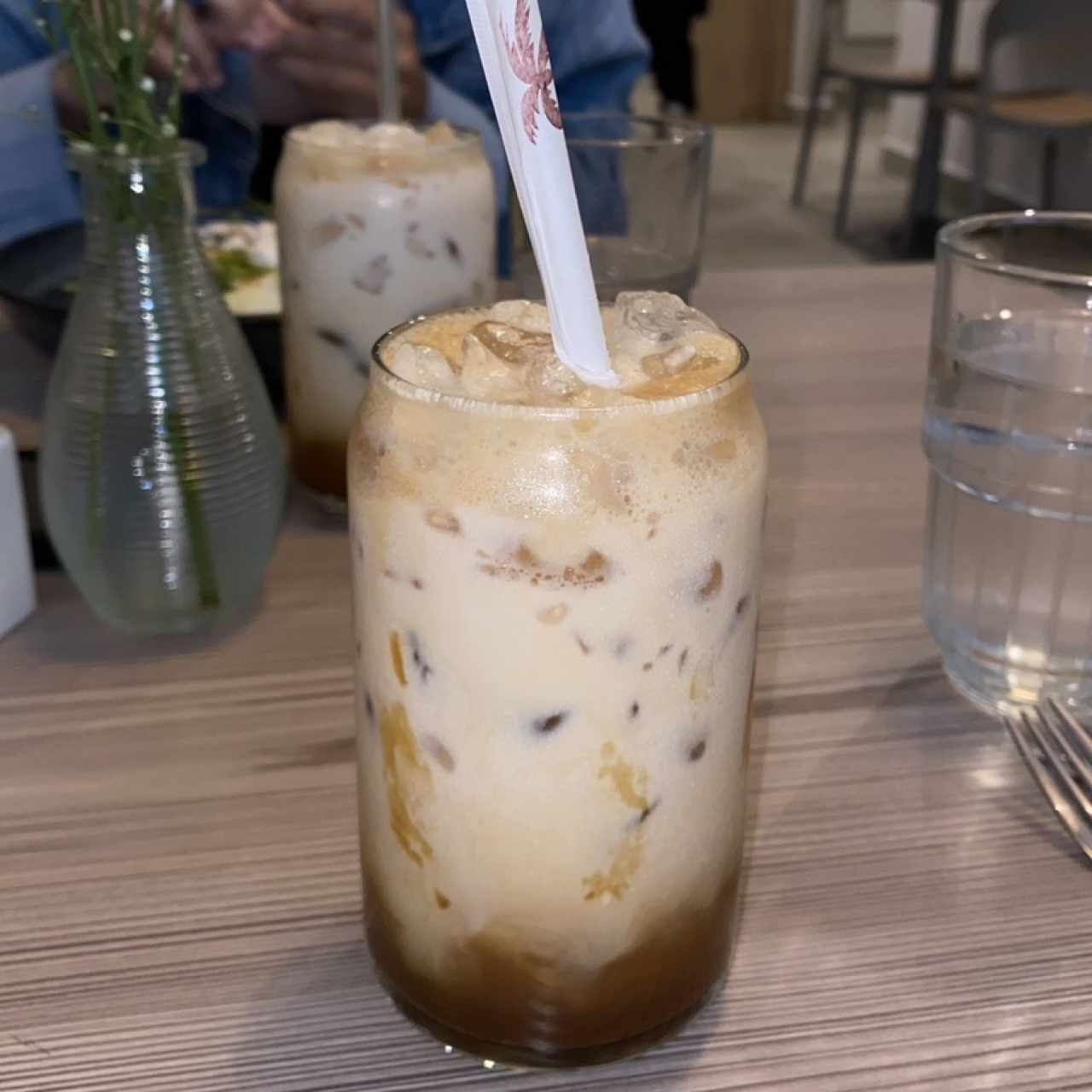 Ice caramel latte