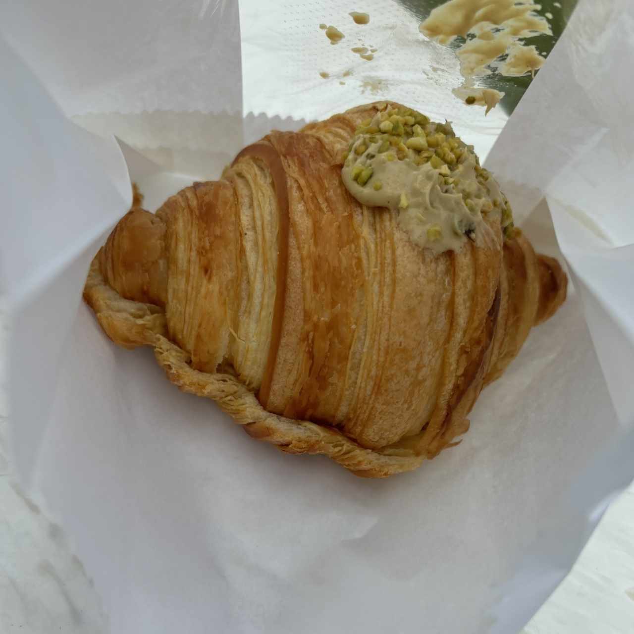 Croissant de pistacho