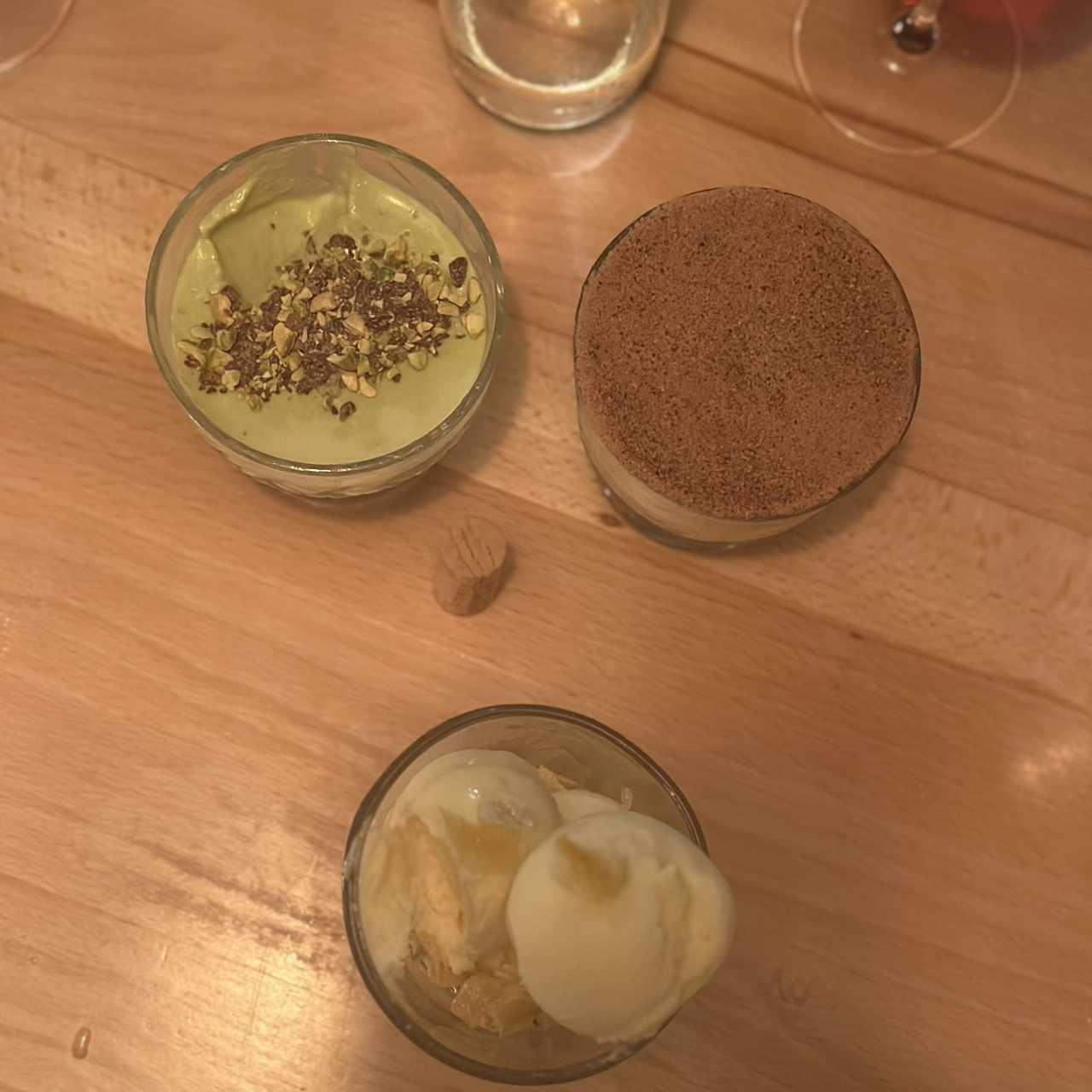 Pannacotta y helado de limoncello 