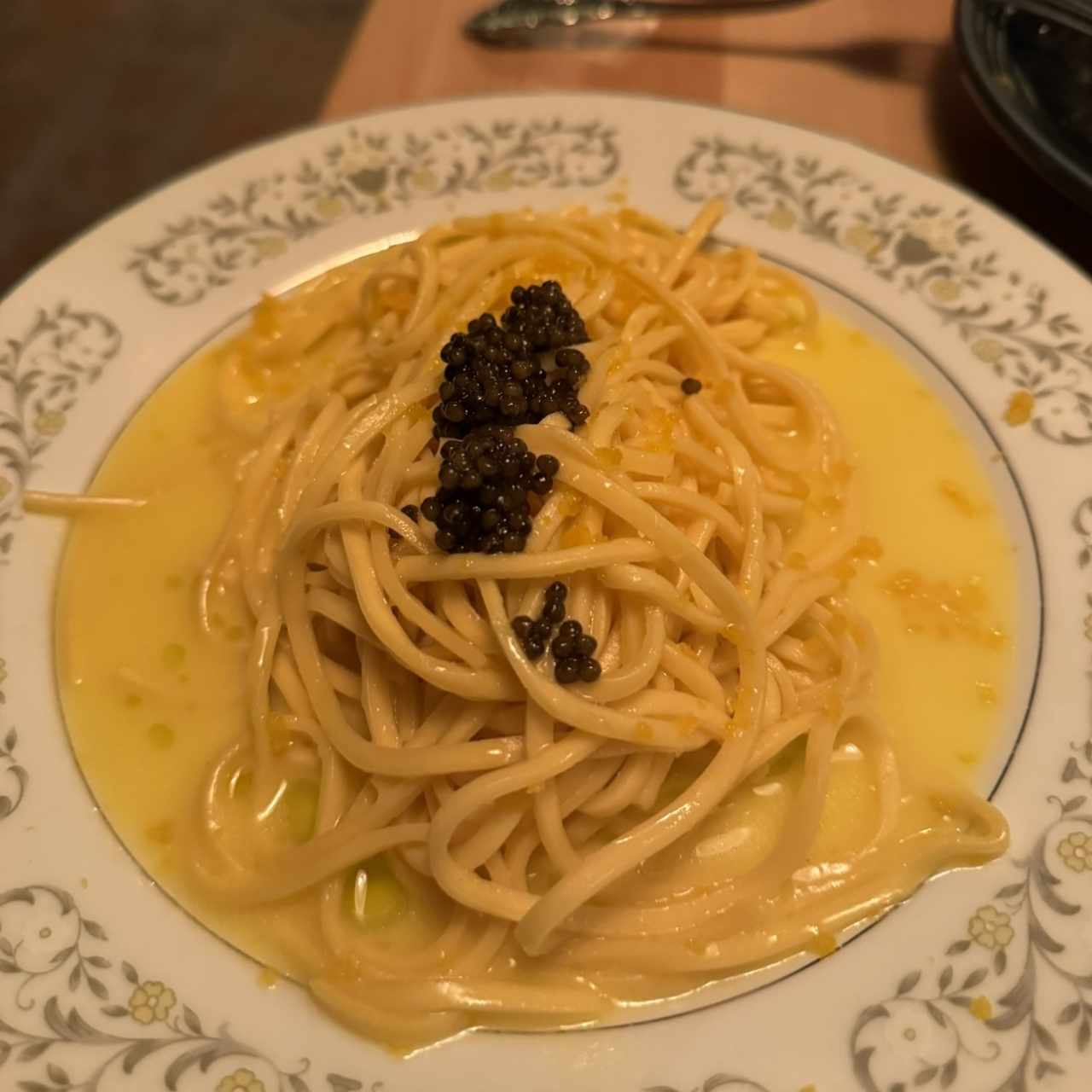 Espagueti Al Cacio E Pepe