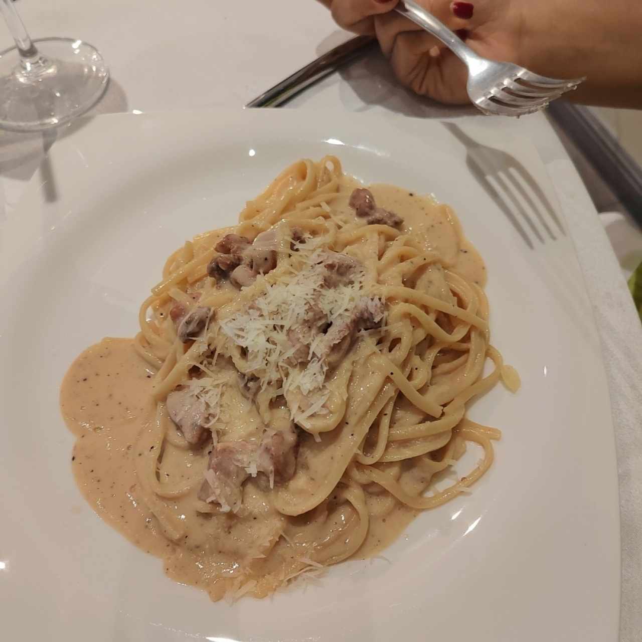 Spaghetti Cacio e Pepe al Tartufo