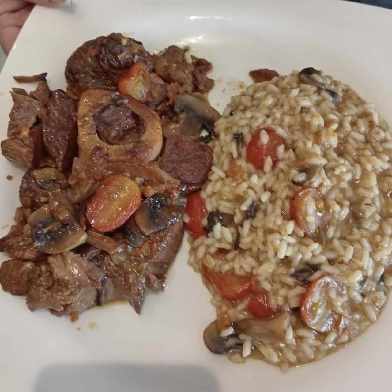 Ossobuco con Risotto