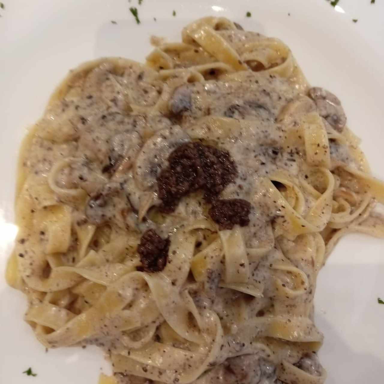 Fettuccini Funghi e Tartufo