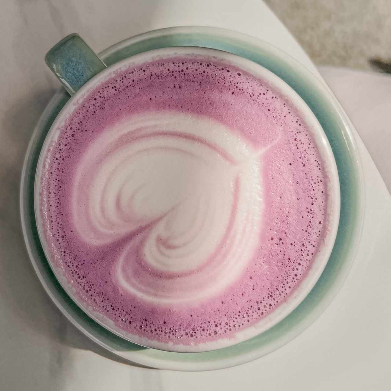 Taro latte