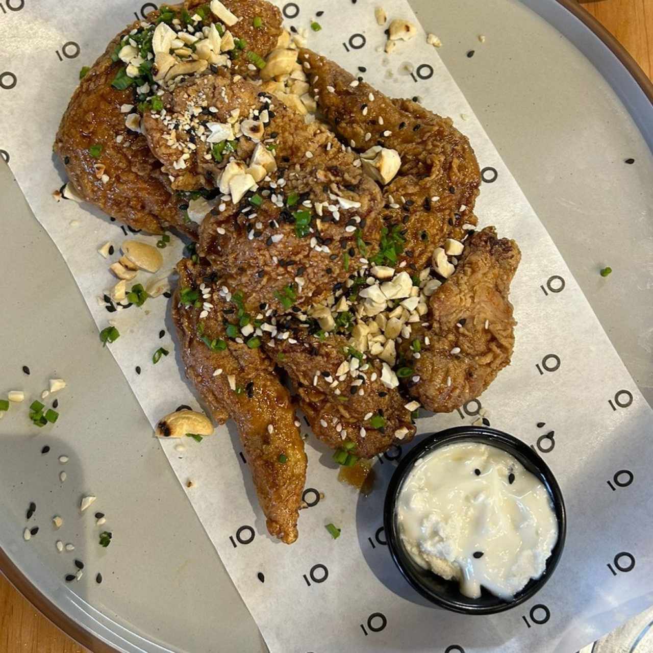 BLACK SESAME WAFFLE & SPICY HONEY BUTTER CHICKEN