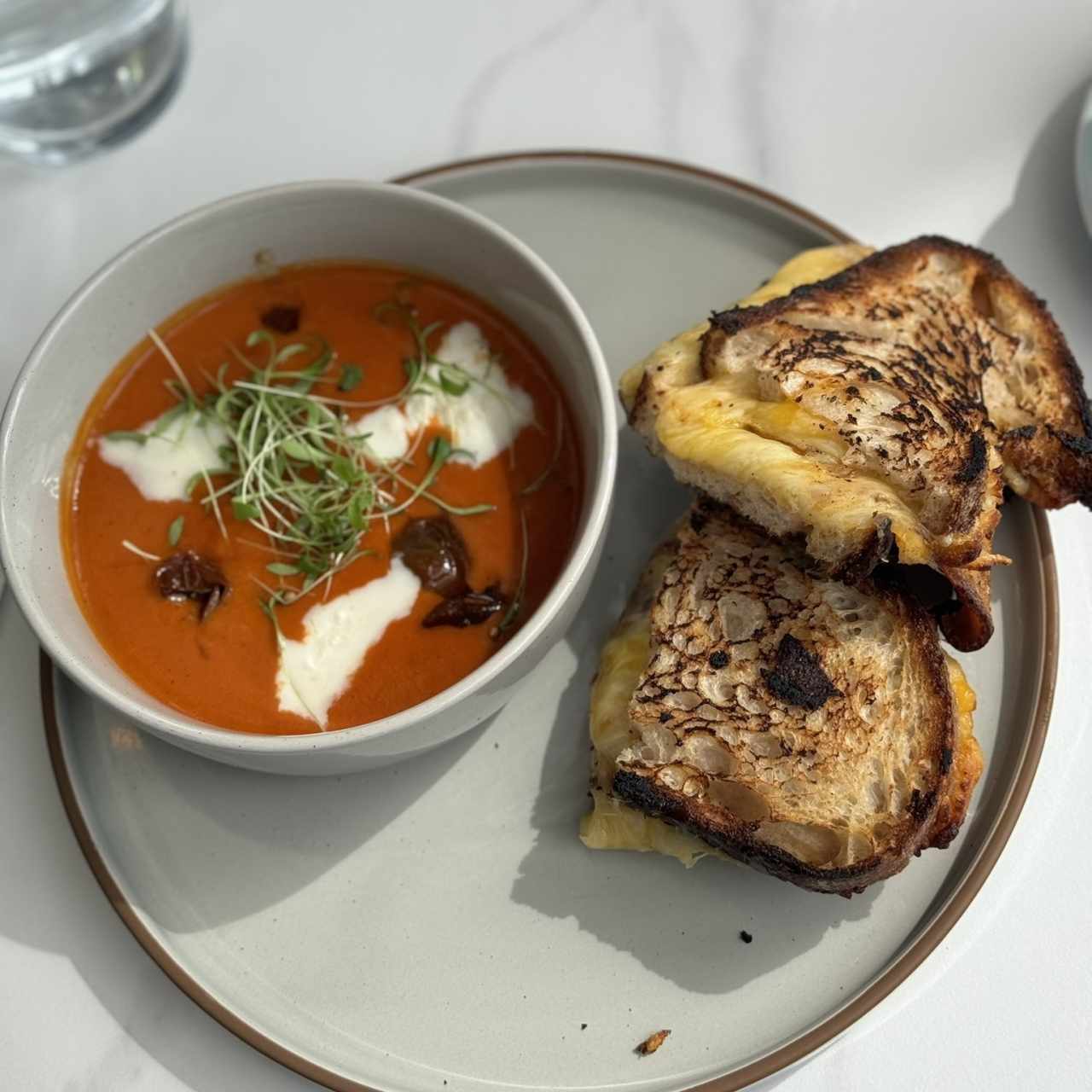 TOMATO SOUP & GRILLED CHEESE SANDWICH