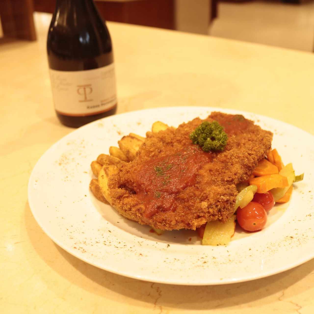 Milanesa de res al Estilo Argentino