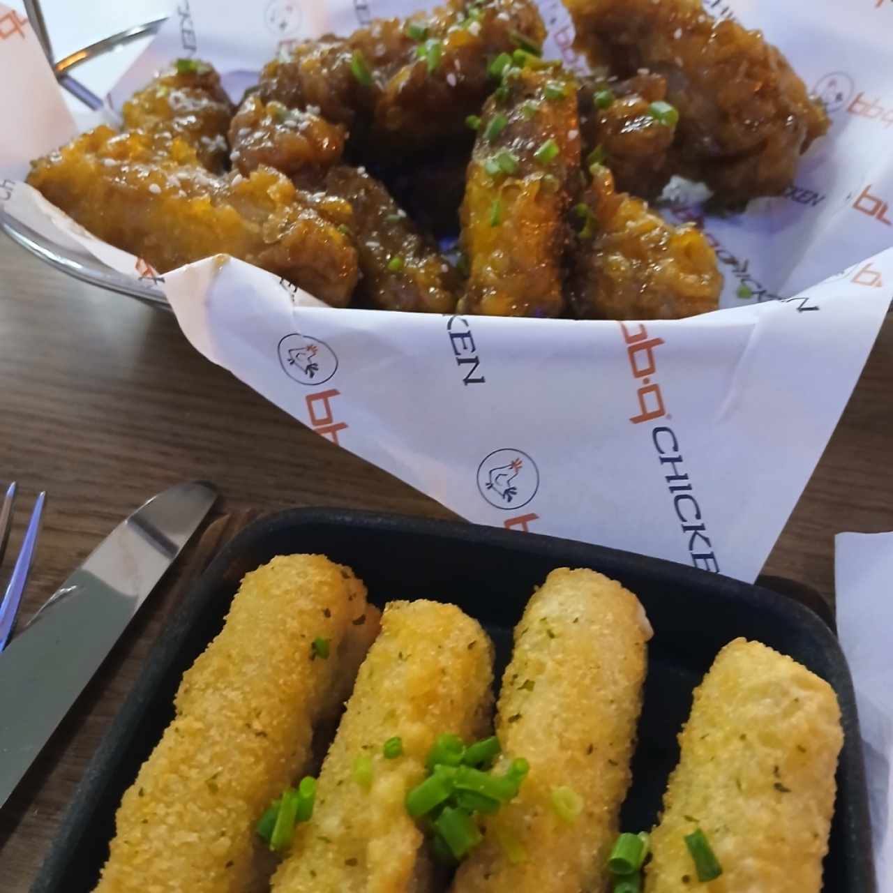 Galbi Wings & Mozarrella sticks