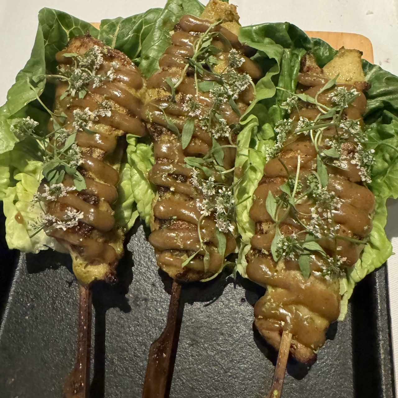 Pinchos de pollo 