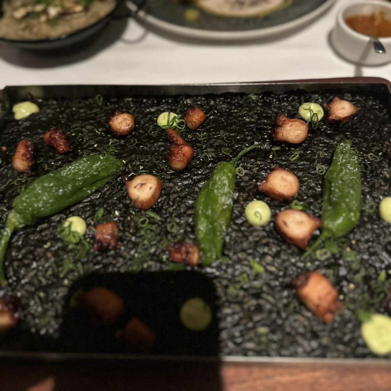 ARROZ NEGRO DE PULPO CROCANTE