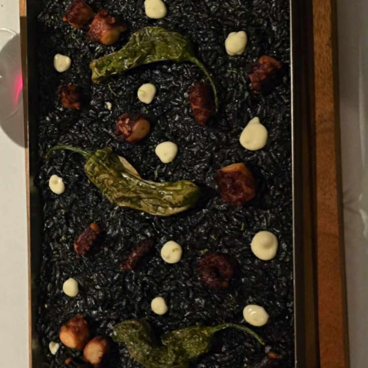 Arroz Negro con pulpo