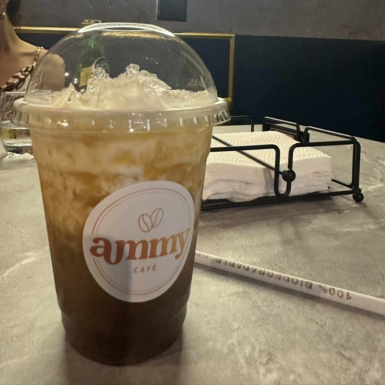 Ice caramel macchiato