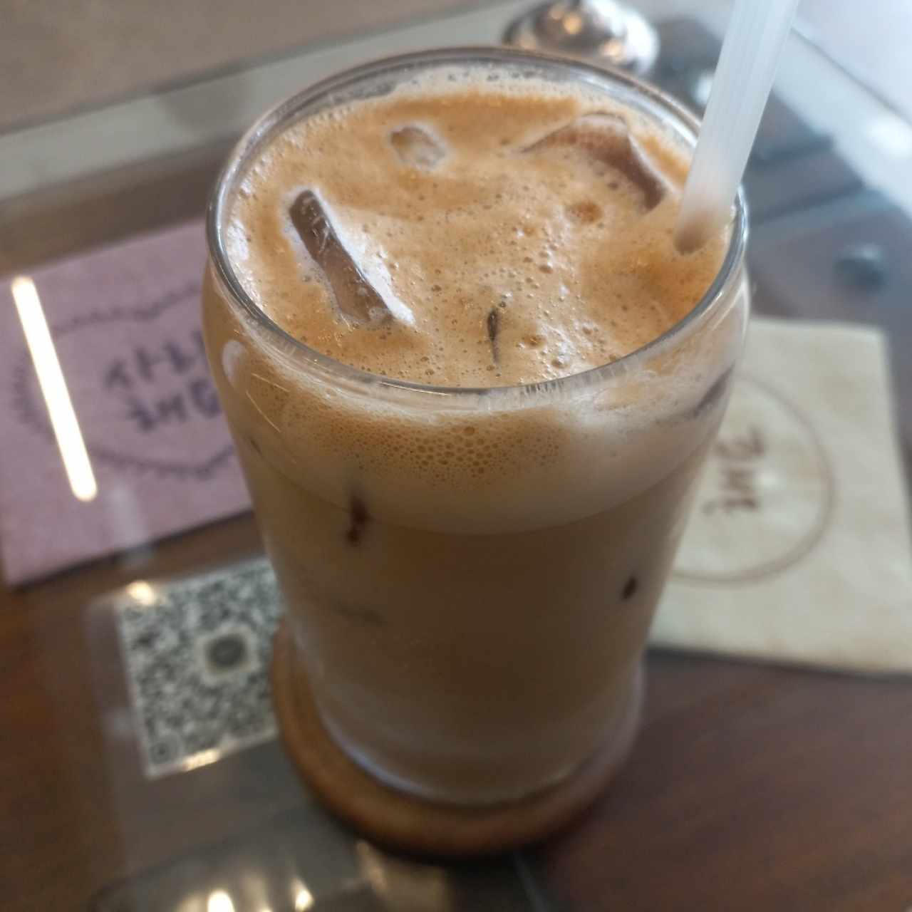 Iced Seoul latte