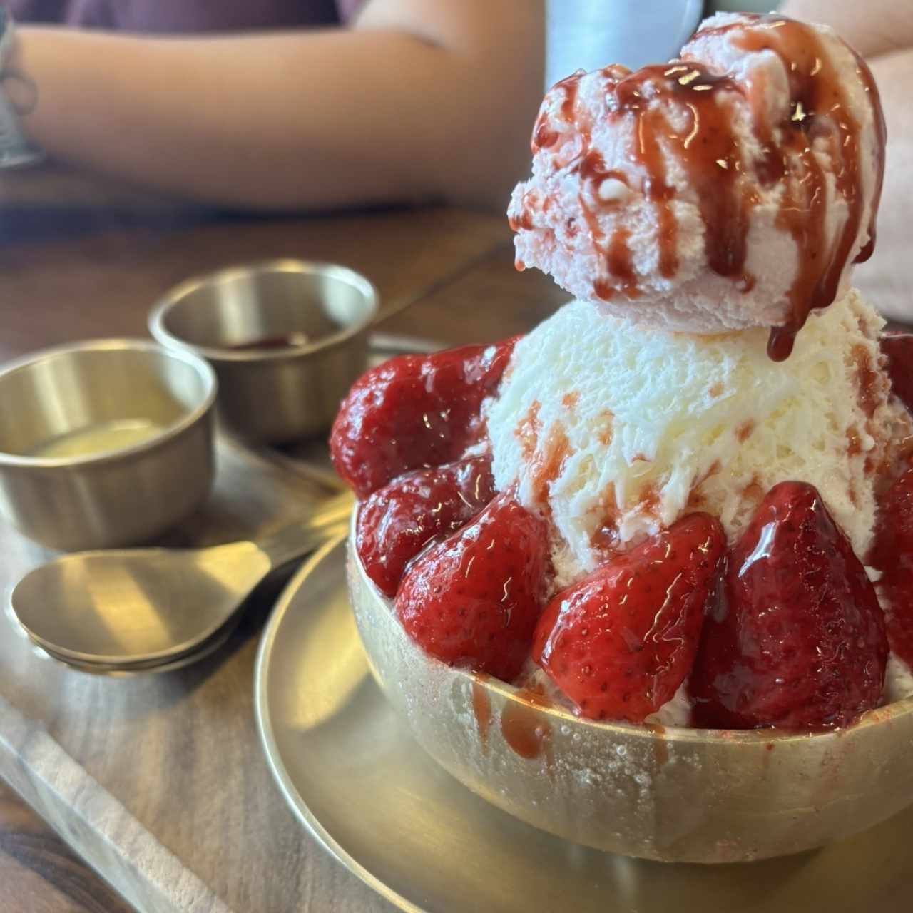 Bingsu de fresa