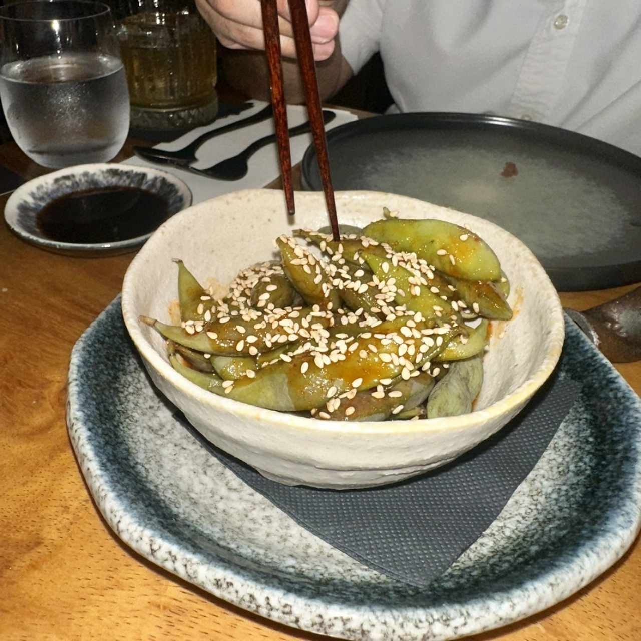 Small Plates - Kimchi Edamame