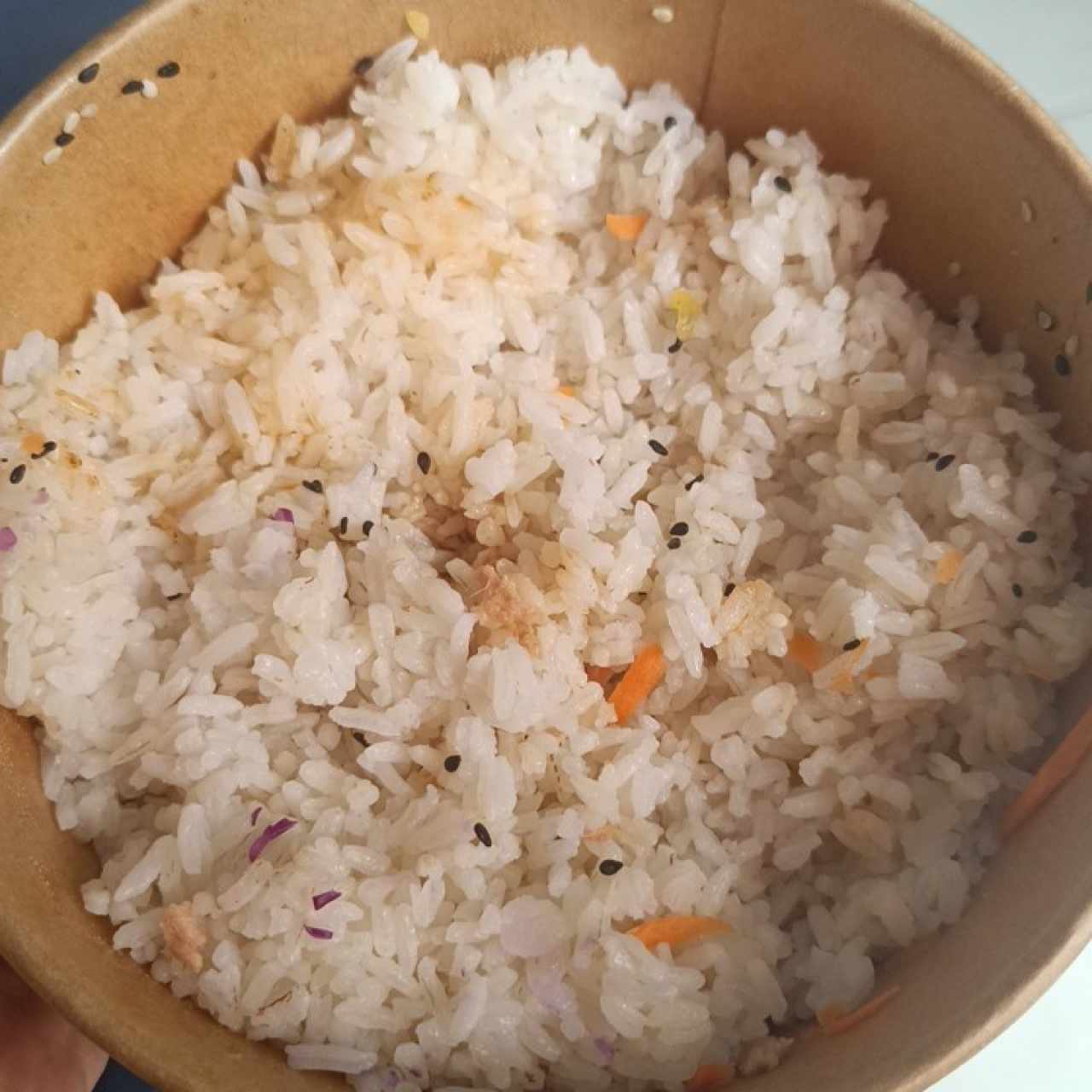 Menos de la mitad de lo que venía de arroz 