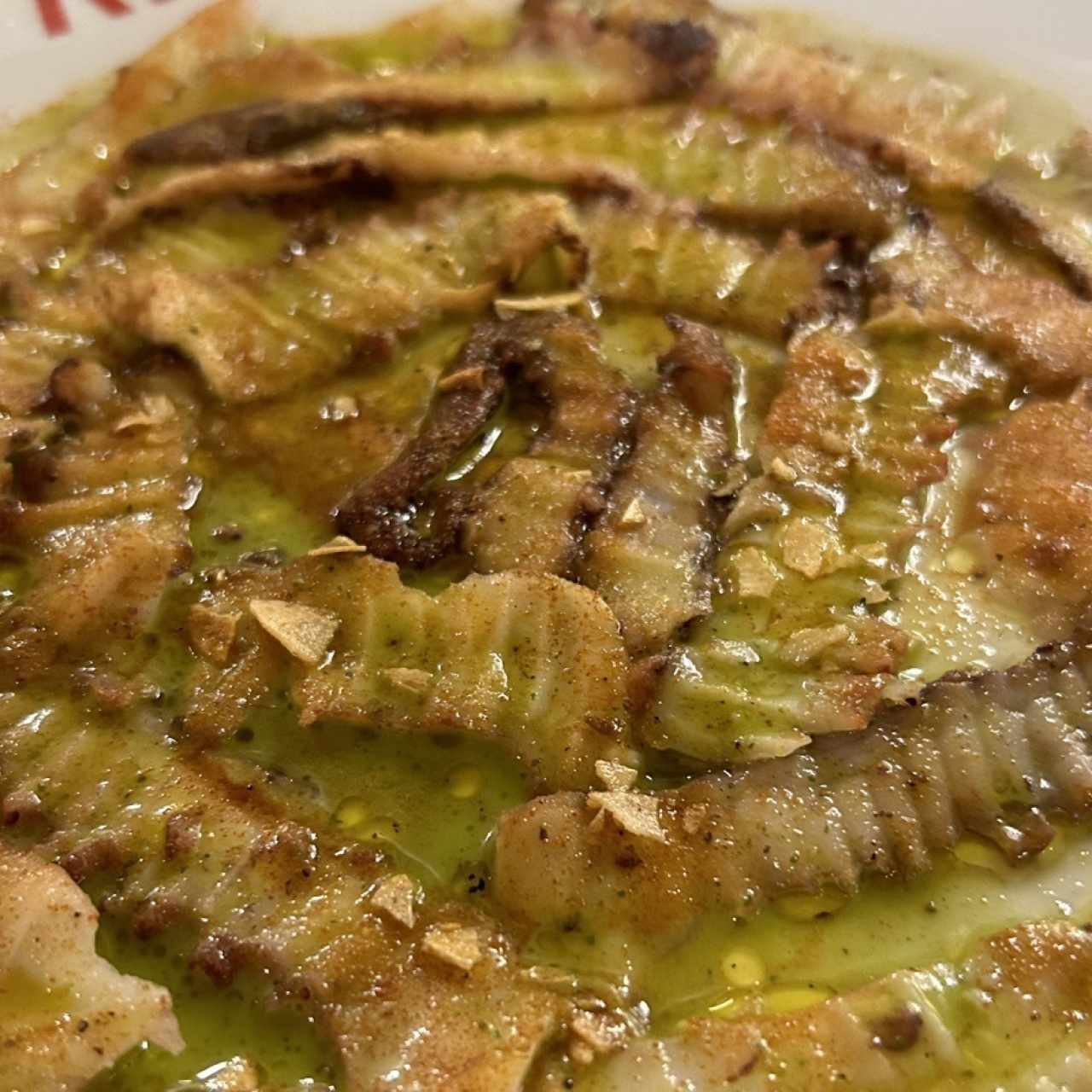 Carpaccio de pulpo