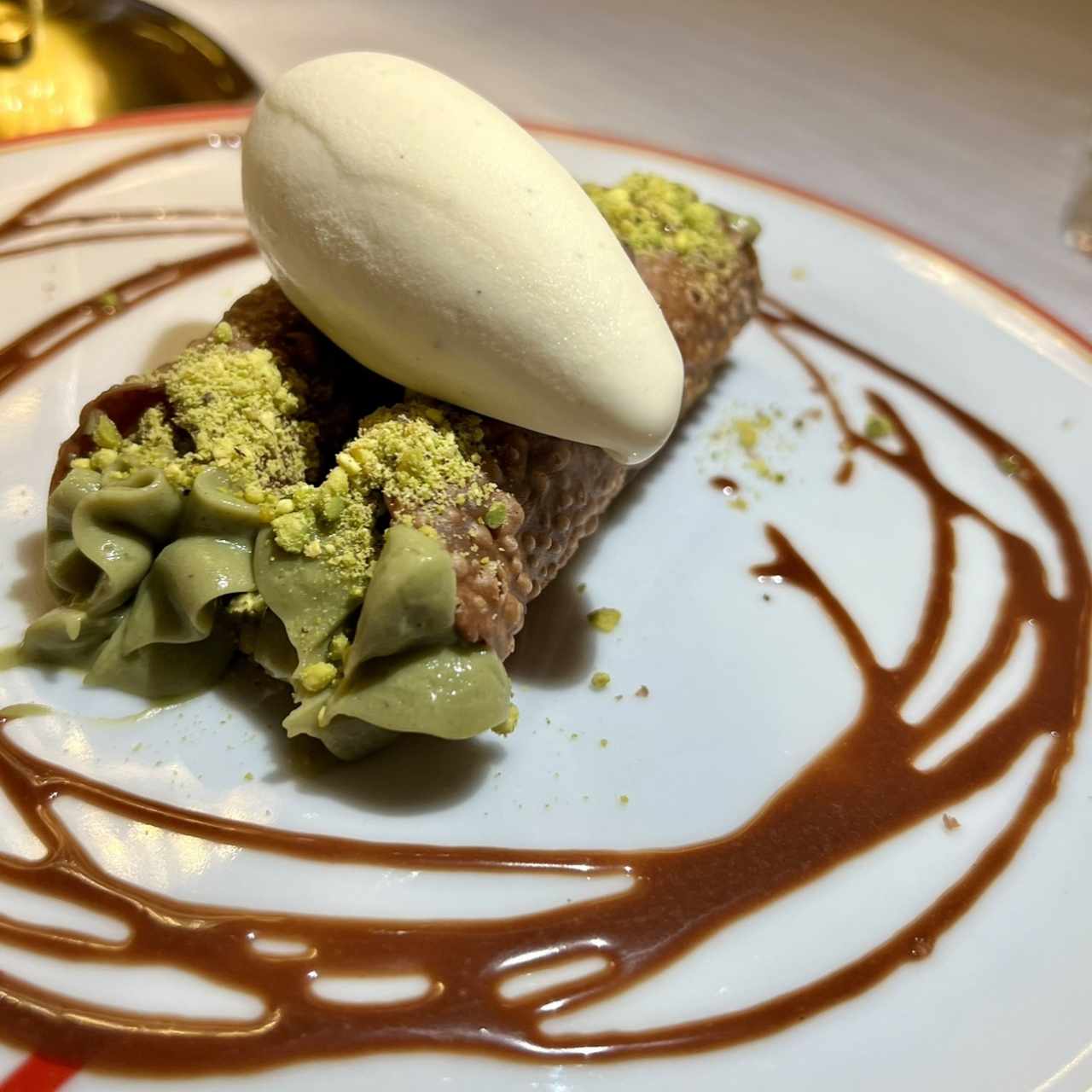 Canolis de Pistachio