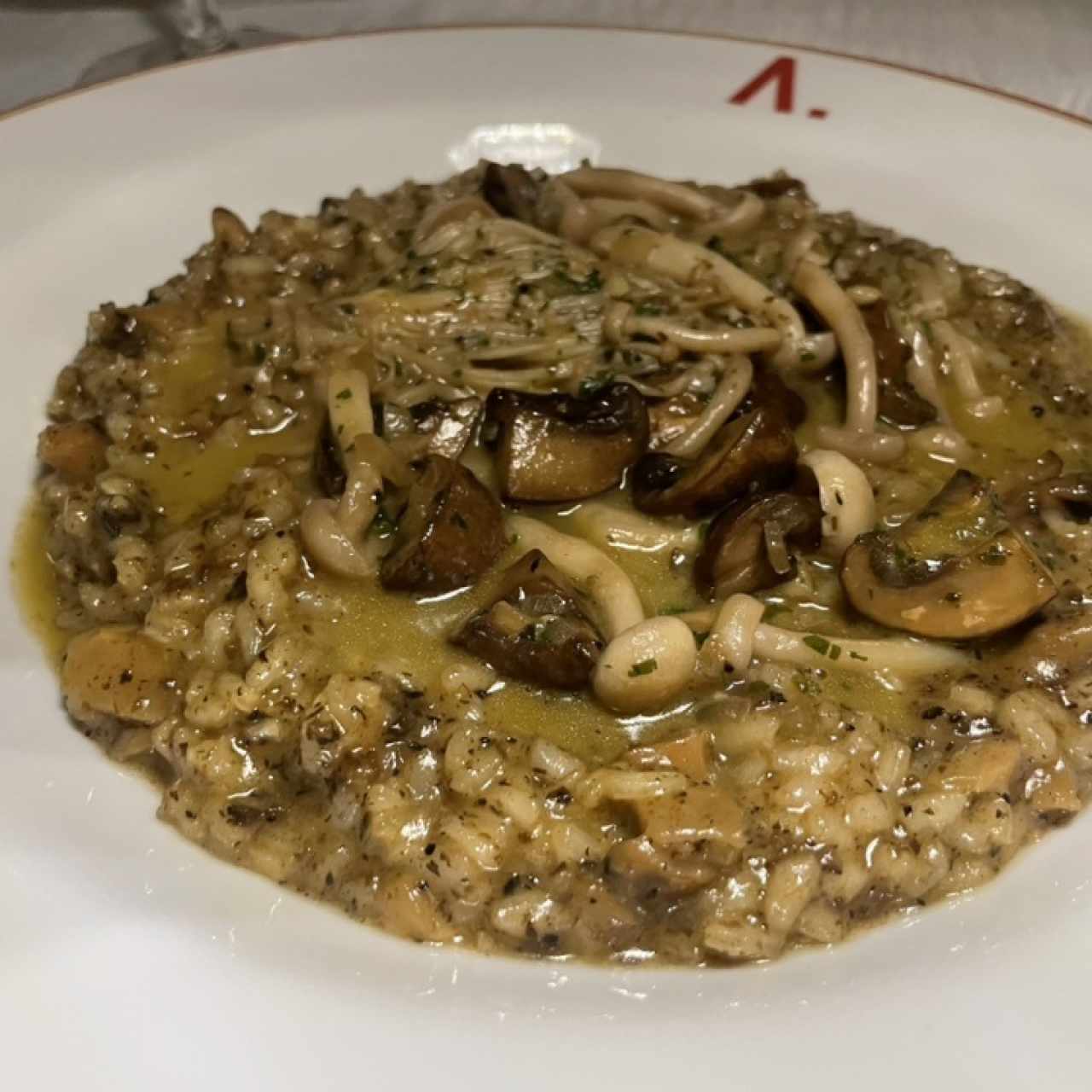 Risotto de hongos 