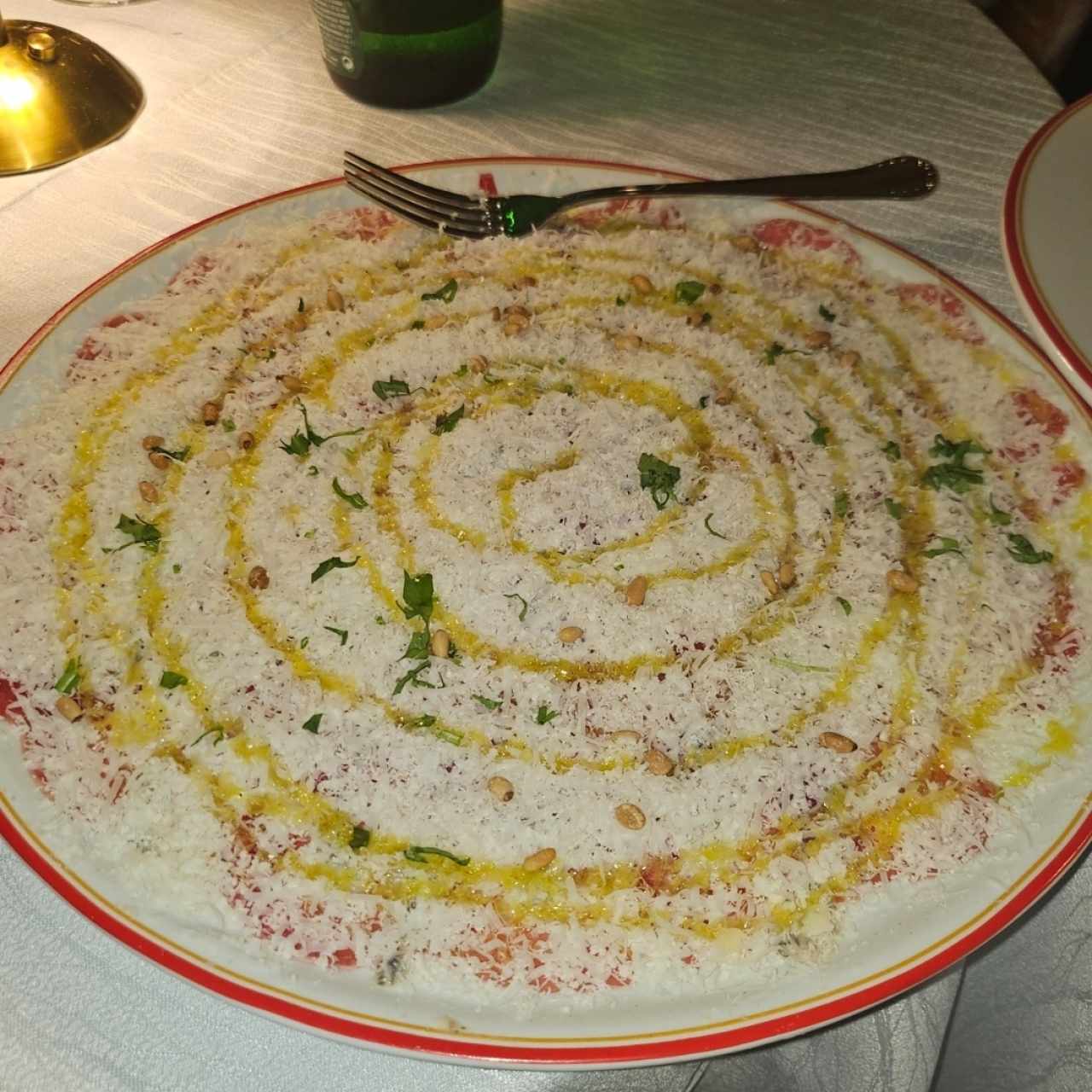 carpaccio de res