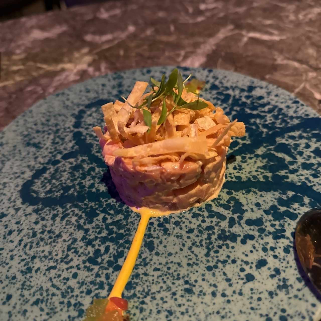 Tartar de salmon