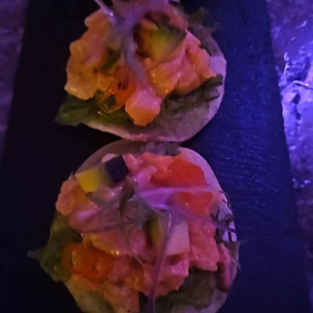 Tacos de salmon