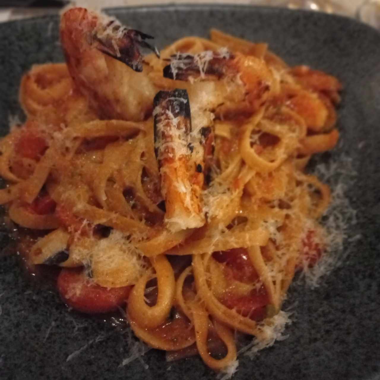 Pasta con mariscos