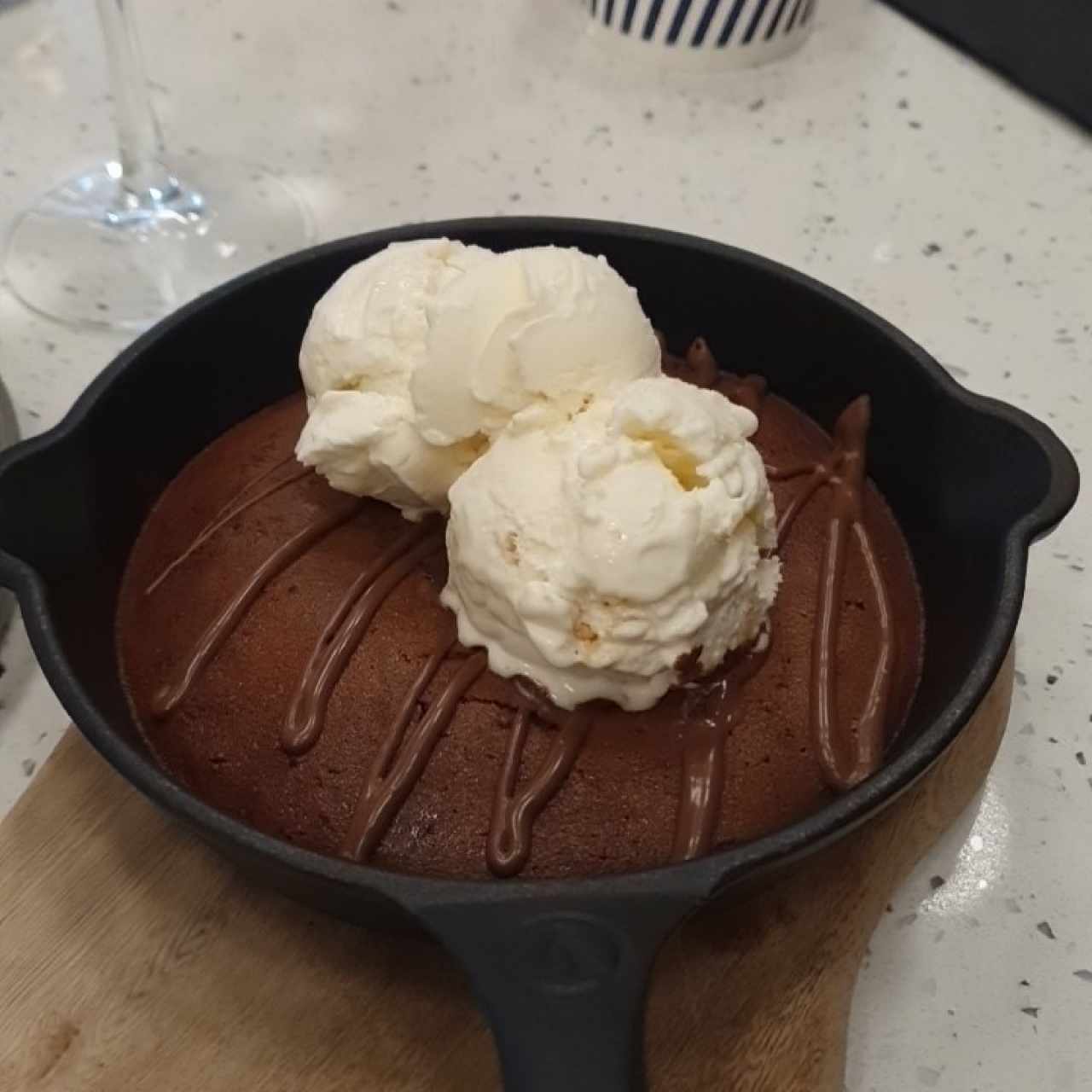 Brownie con Helado