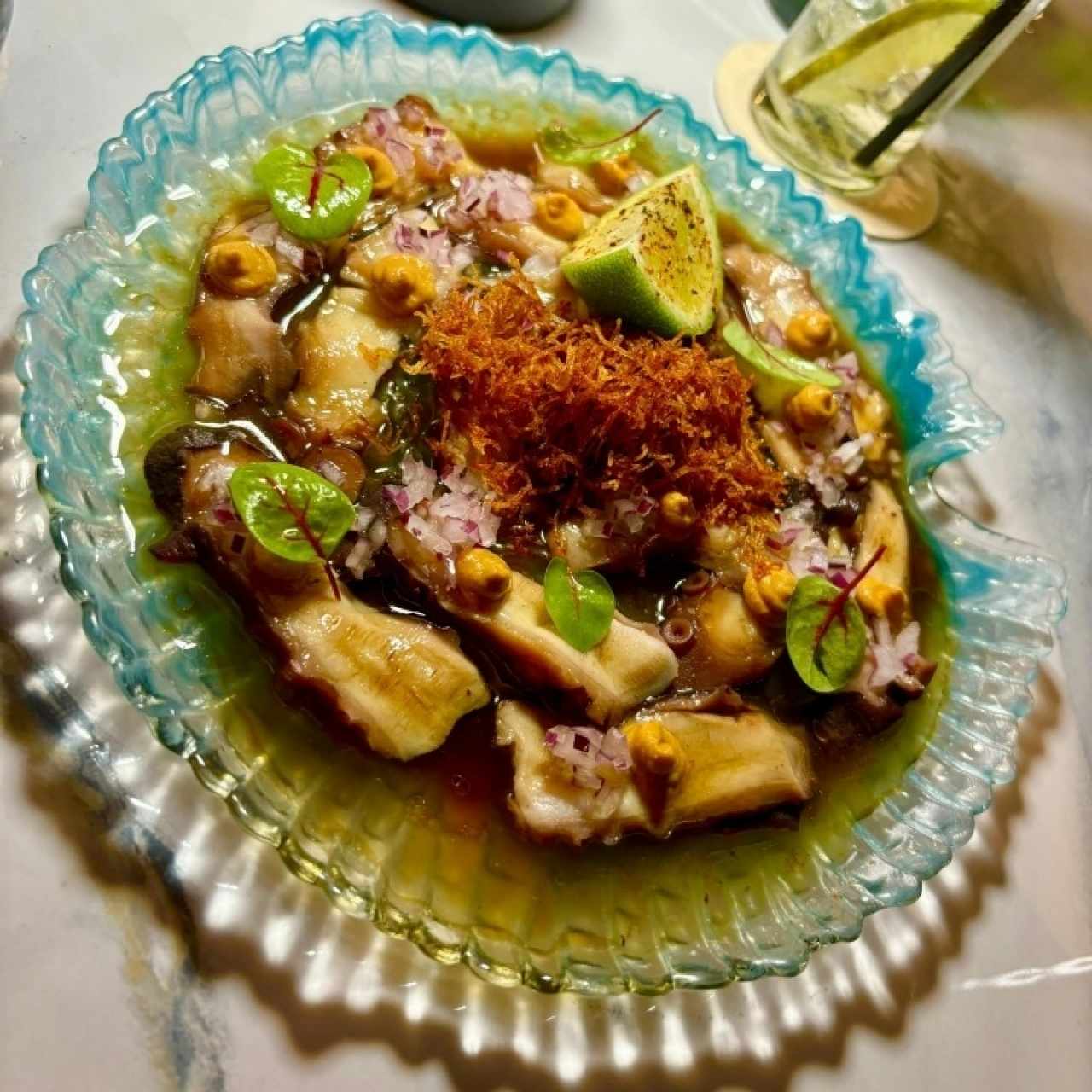 Tiradito de Pulpo