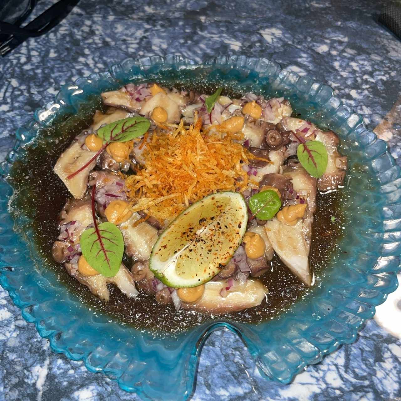 Tiradito de pulpo