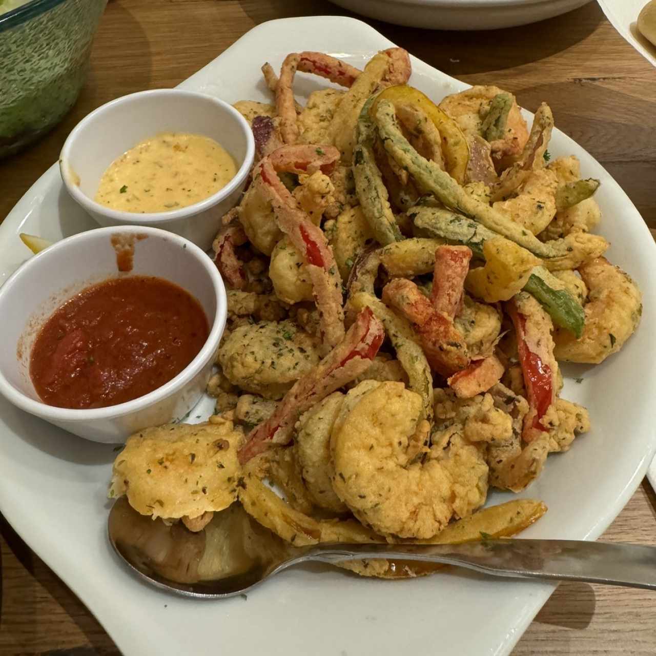 Shrimp frito misto