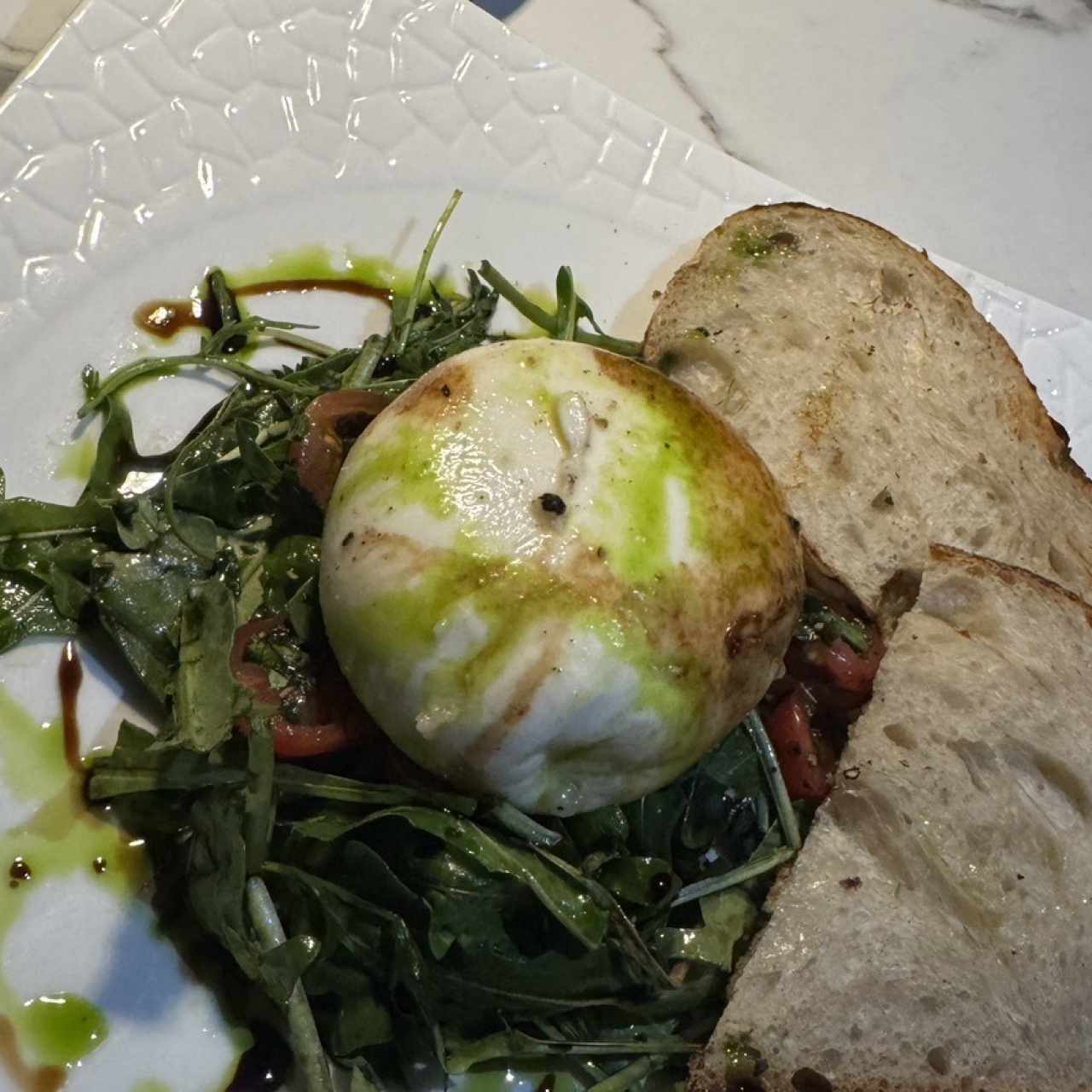 Ensalada de burrata