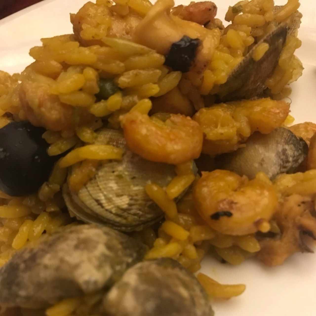 Paella de mariscos