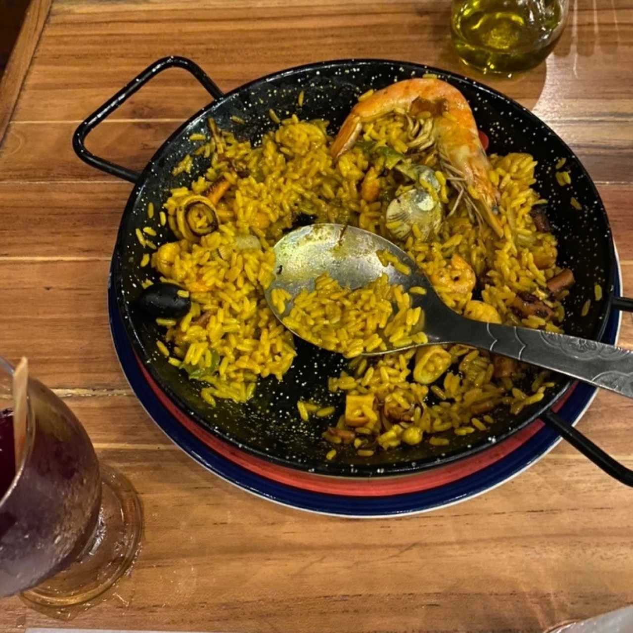 Paella Marinera (Solo Mariscos)