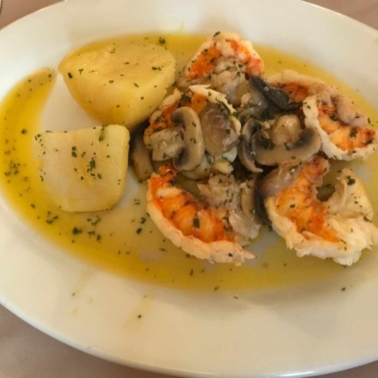 Langostinos al limón