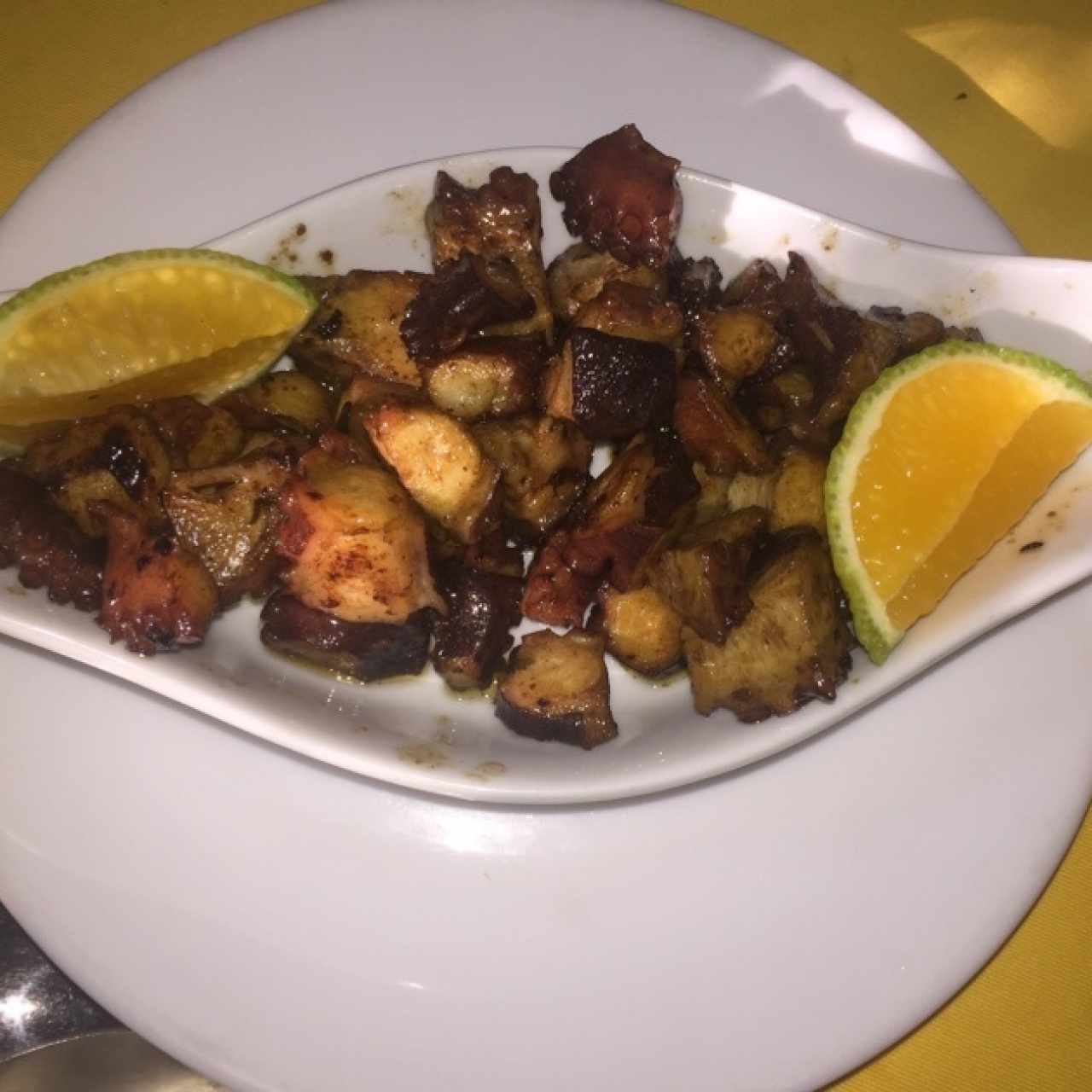 Pulpo a la parrilla