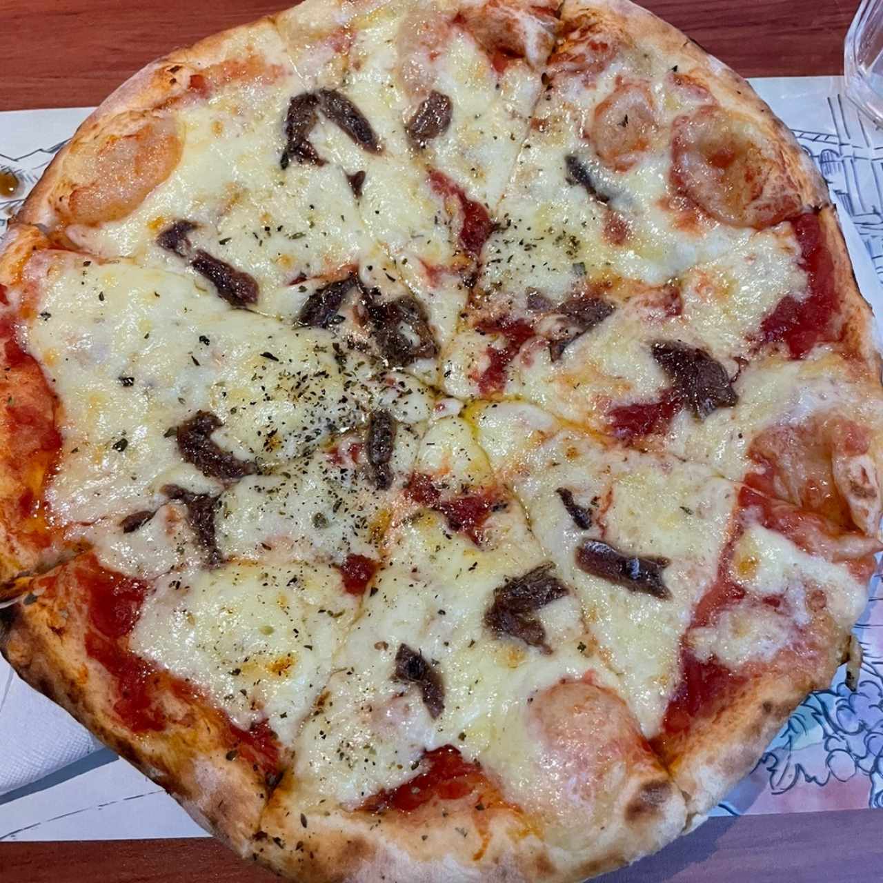 Pizza de anchovas