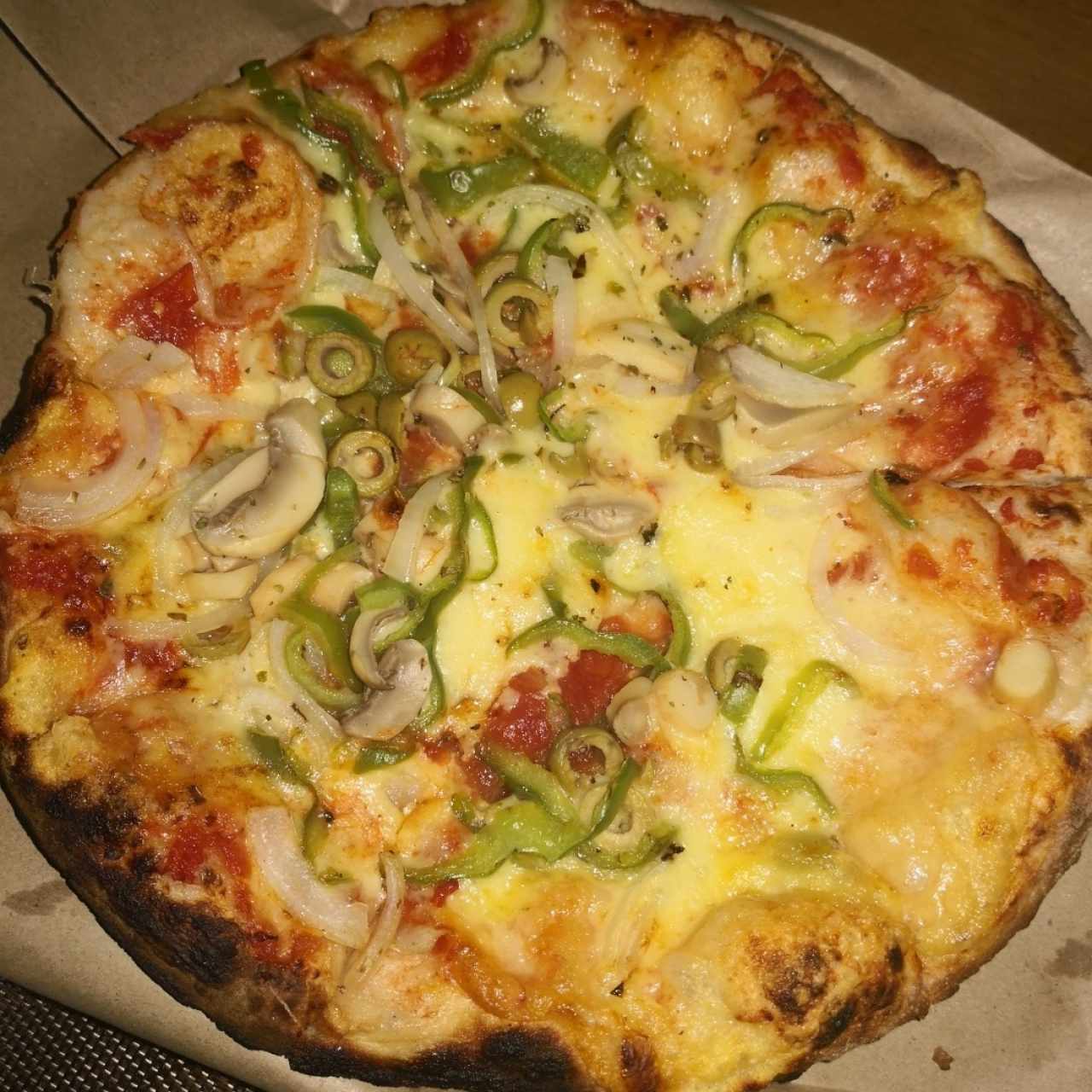 Pizza de vegetales 