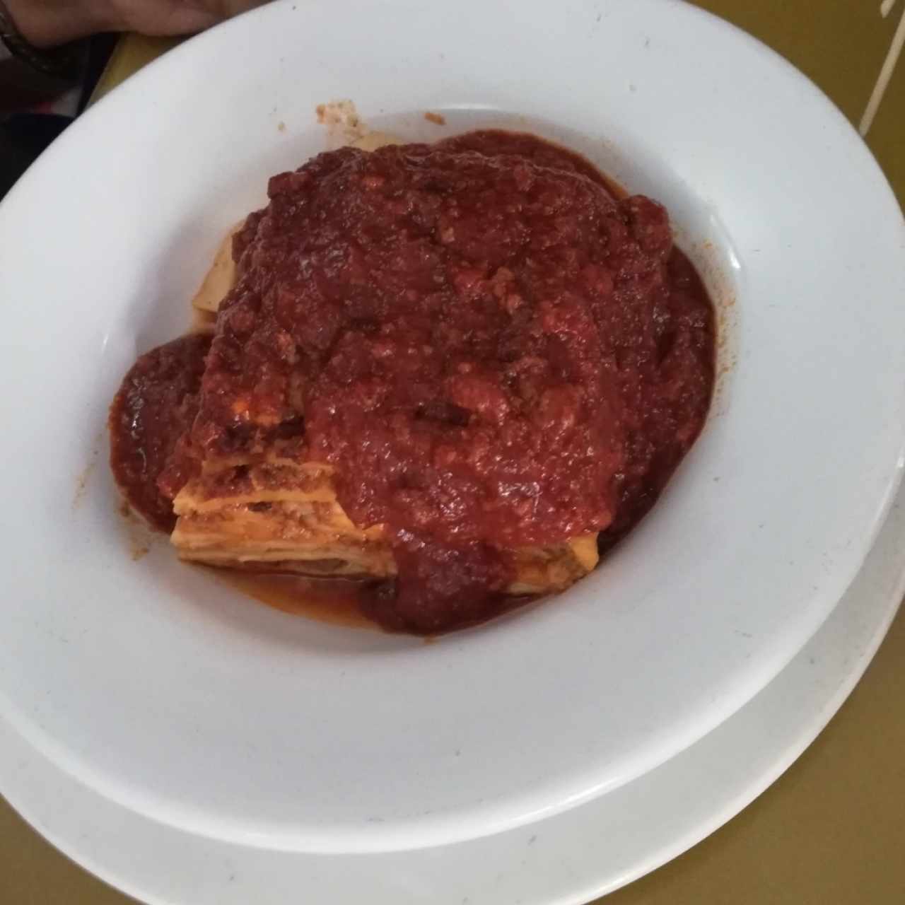Lasagna de carne