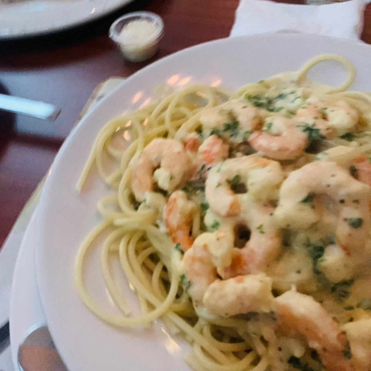 Pastas - Spaguetti con Camarones